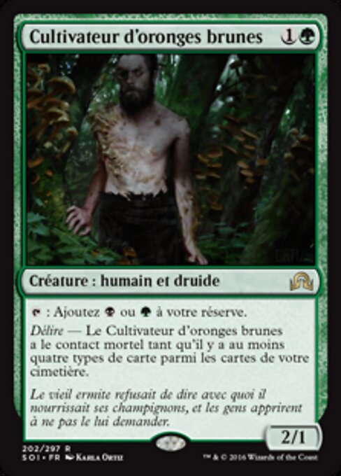 Cultivateur d'oronges brunes [FR]