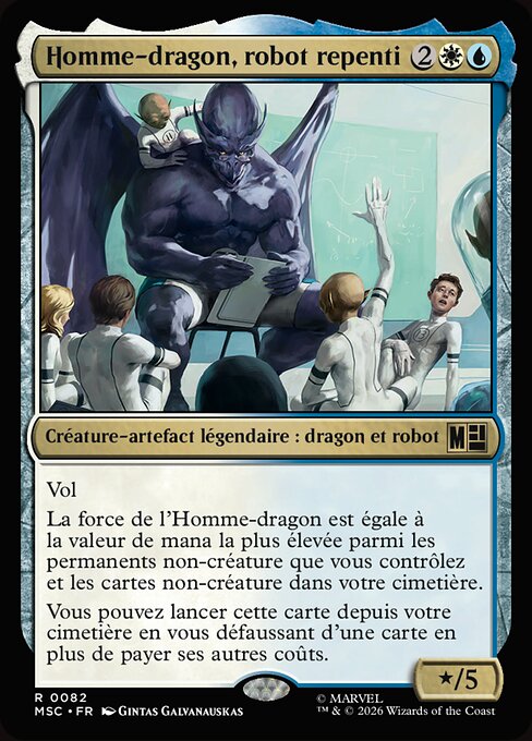 Homme-dragon, robot repenti [FR]
