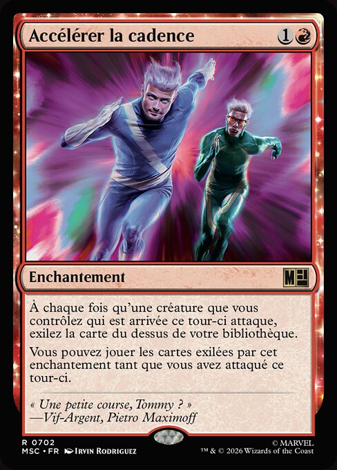 Accélérer la cadence [FR]