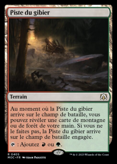 Piste du gibier [FR]