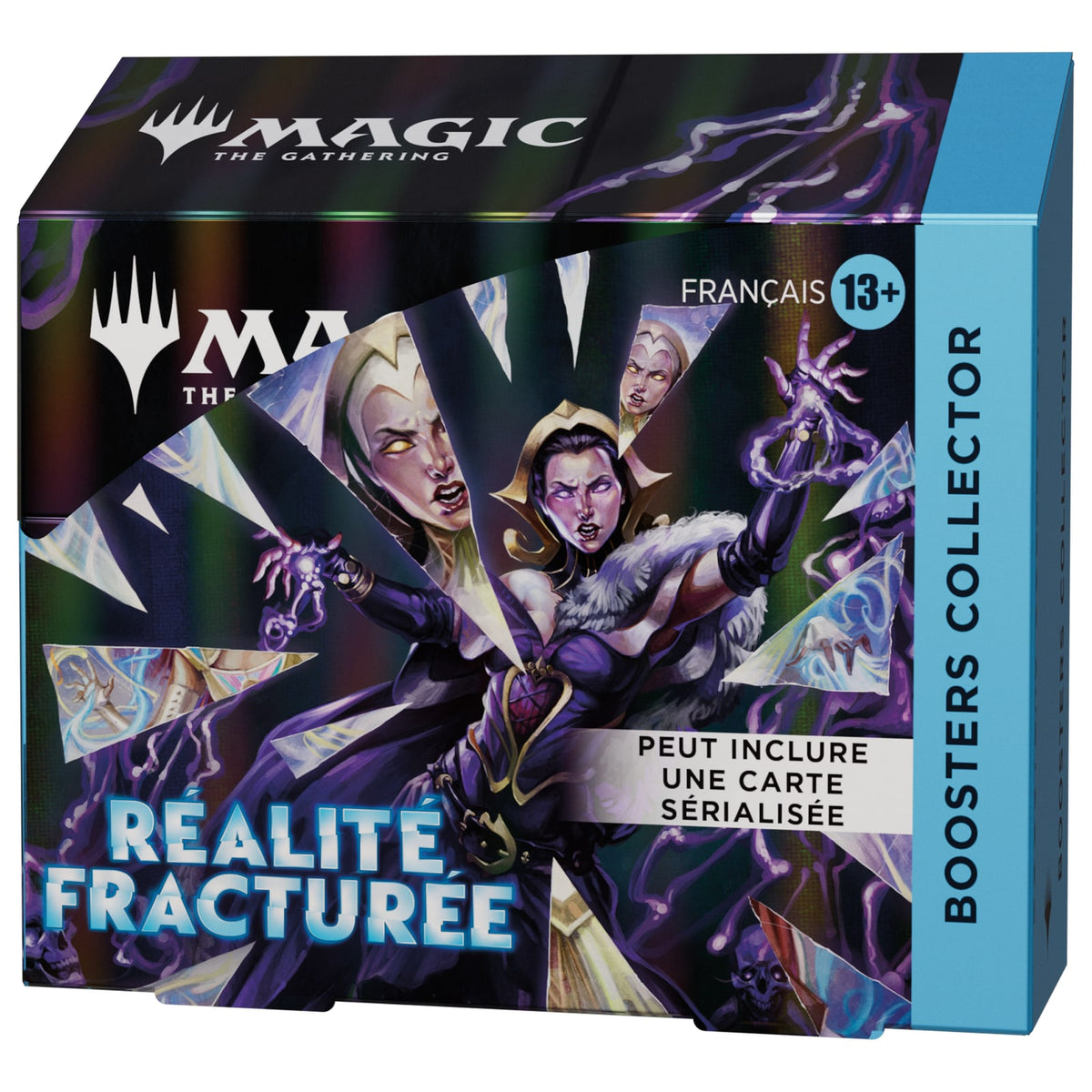 Boîte de 12 boosters collector Réalité fracturée vue de trois quarts