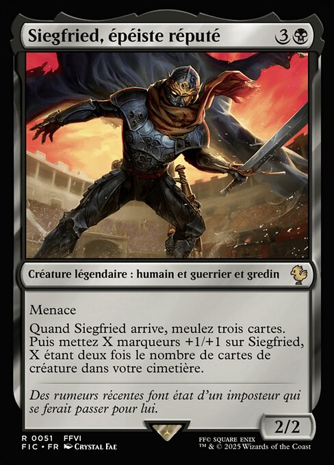 Siegfried, épéiste réputé [FR]