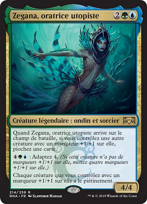 Zegana, oratrice utopiste [FR]