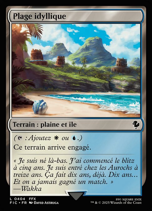 Plage idyllique [FR]