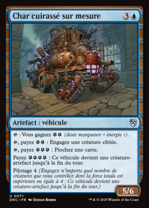 Char cuirassé sur mesure [FR]