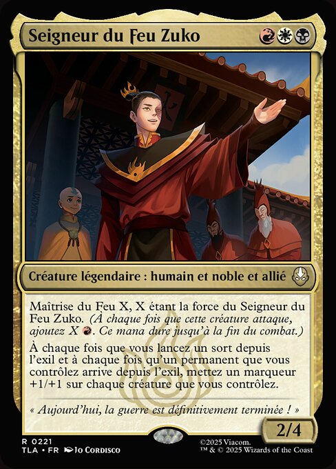 Seigneur du Feu Zuko [FR]
