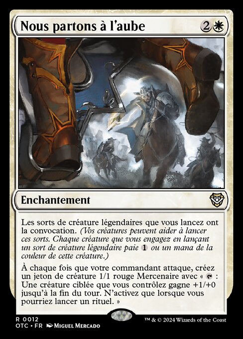 Nous partons à l'aube [FR]