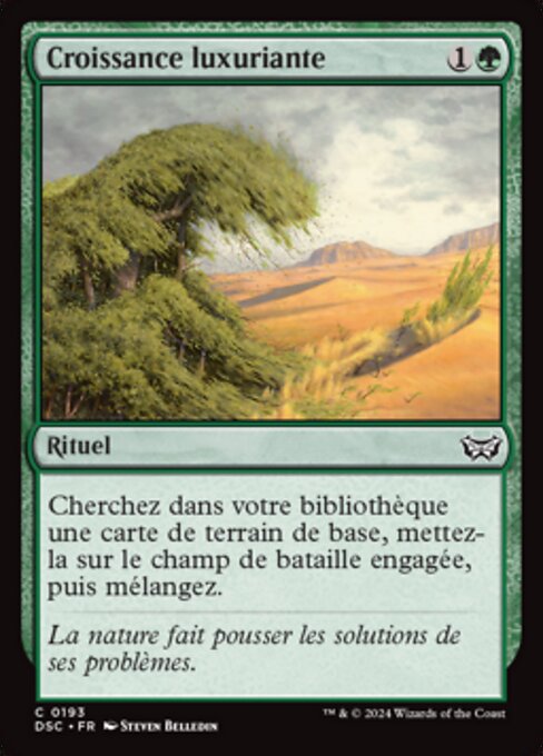 Croissance luxuriante [FR]