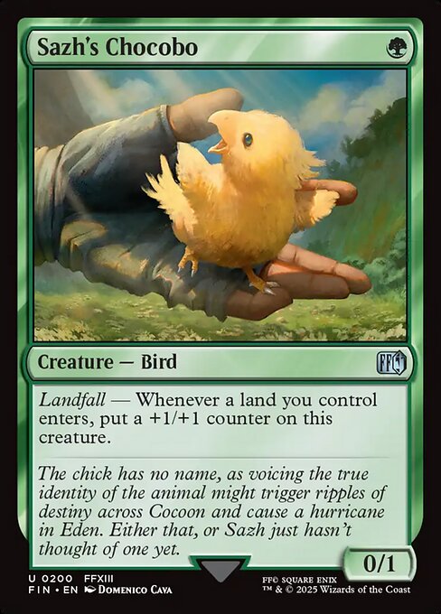 Sazh's Chocobo [EN]