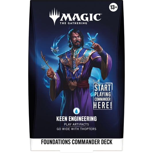 Deck Commander Foundations Keen Engineering, face avant de la boîte