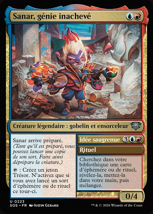 Sanar, génie inachevé // Wild Idea [FR] [FOIL]