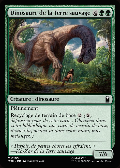 Dinosaure de la Terre sauvage [FR]