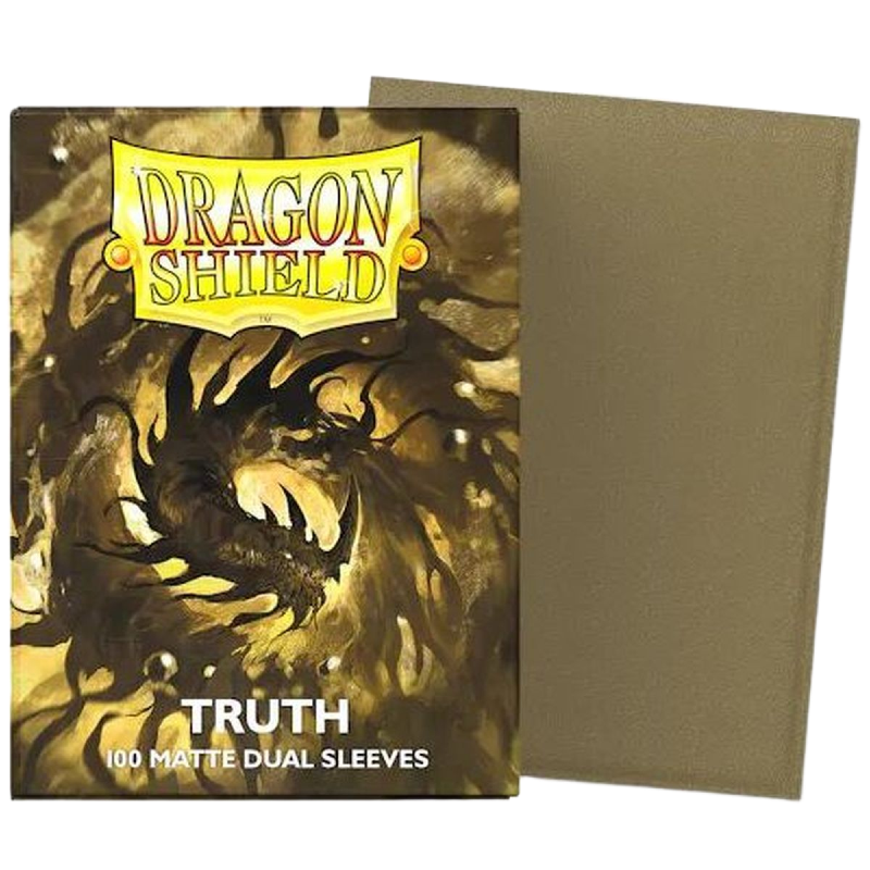 Dragon Shield - Truth - Matte Dual Sleeves - Taille standard (idéal MTG, One Piece, Riftbound)