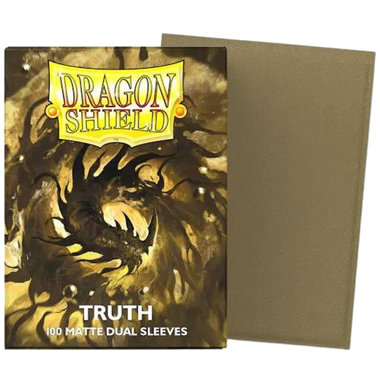 Dragon Shield - Truth - Matte Dual Sleeves - Taille standard (idéal MTG, One Piece, Riftbound)