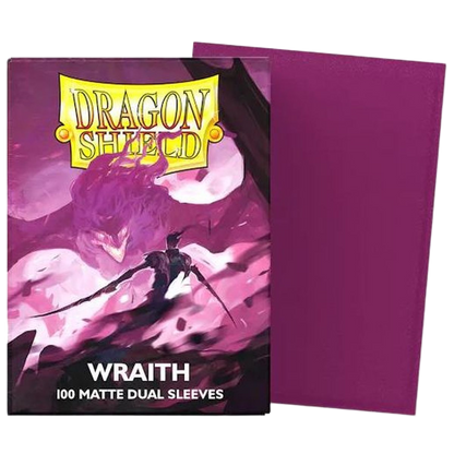 Dragon Shield - Wraith - Matte Dual Sleeves - Taille standard (idéal MTG, One Piece, Riftbound)