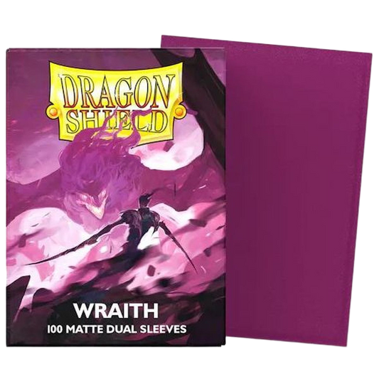 Dragon Shield - Wraith - Matte Dual Sleeves - Taille standard (idéal MTG, One Piece, Riftbound)