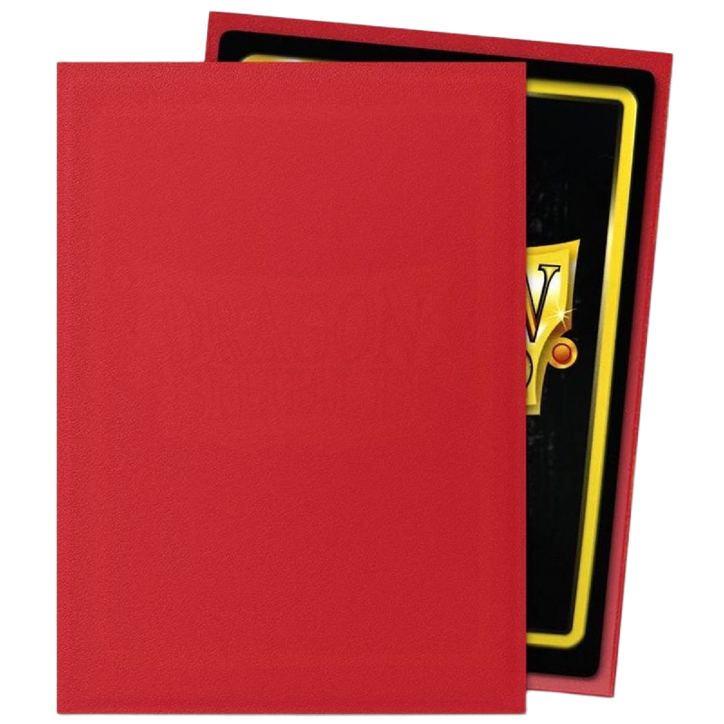 Dragon Shield - Ruby - Matte Sleeves - Taille standard (idéal MTG, One Piece, Riftbound)