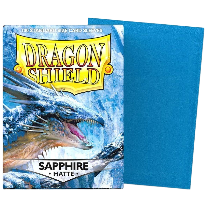 Dragon Shield - Sapphire - Matte Sleeves - Taille standard (idéal MTG, One Piece, Riftbound)