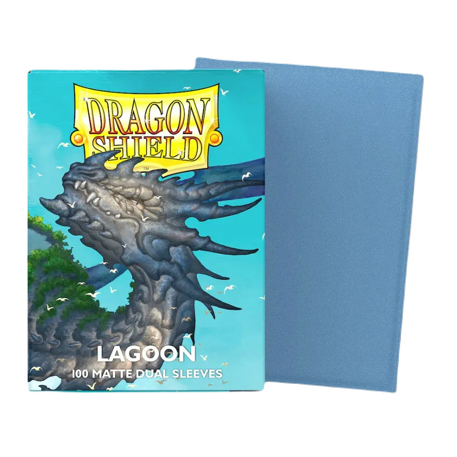 Dragon Shield - Lagoon - Matte Dual Sleeves - Taille standard (idéal MTG)
