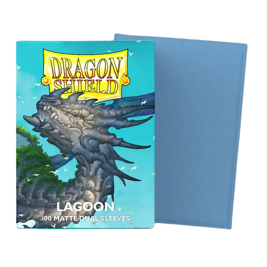Dragon Shield - Lagoon - Matte Dual Sleeves - Taille standard (idéal MTG)