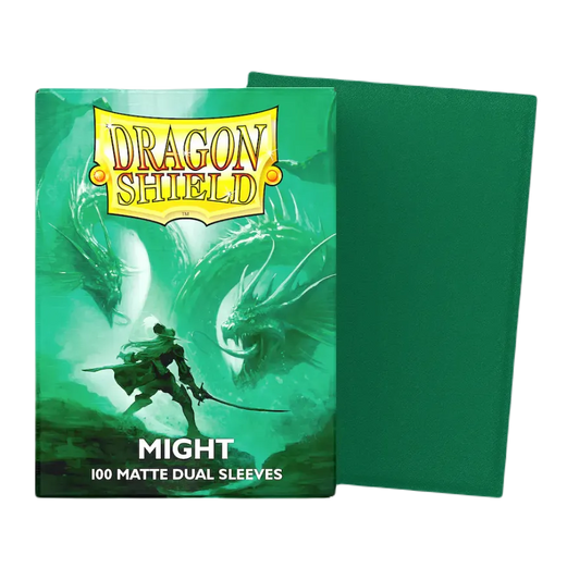 Dragon Shield - Might - Matte Dual Sleeves - Taille standard (idéal MTG)