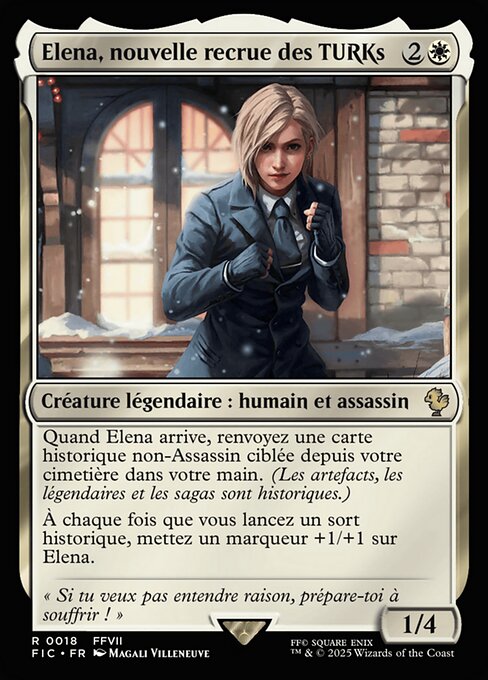 Elena, nouvelle recrue des TURKs [FR]
