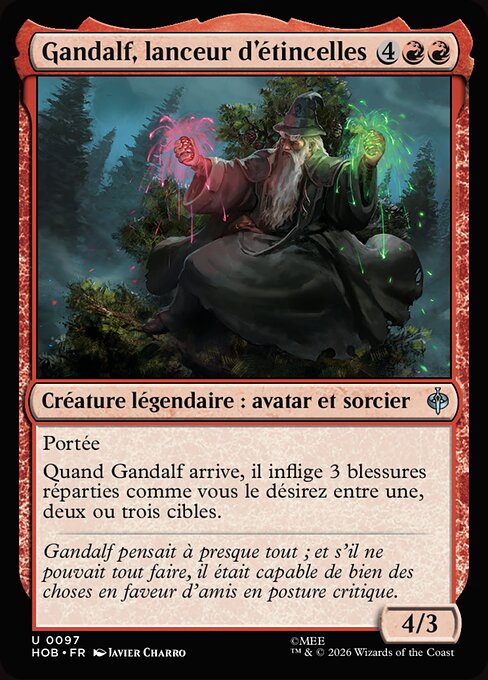 Gandalf, lanceur d'étincelles [FR]