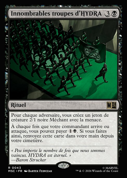 Innombrables troupes d'HYDRA [FR]