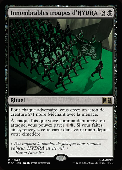 Innombrables troupes d'HYDRA [FR]