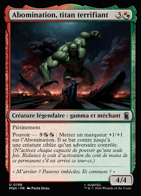 Abomination, titan terrifiant [FR]
