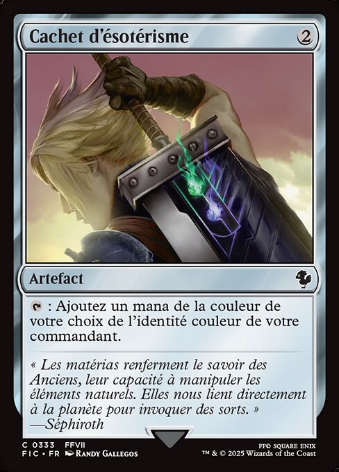 Cachet d'ésotérisme [FR]