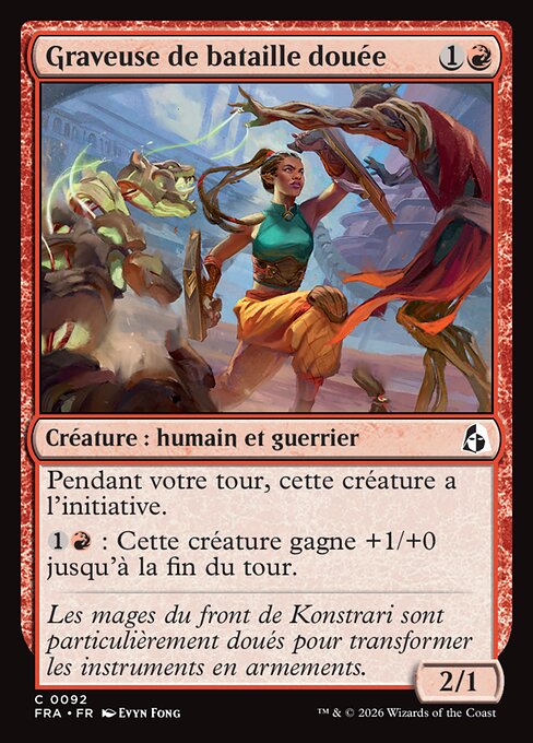 Graveuse de bataille douée [FR]