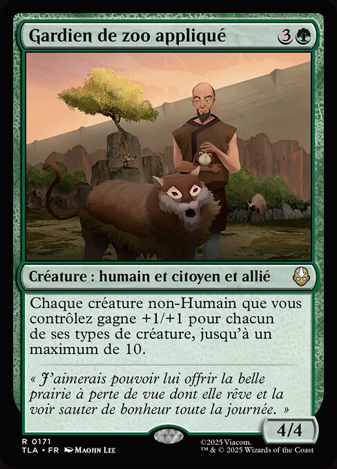 Gardien de zoo appliqué [FR]