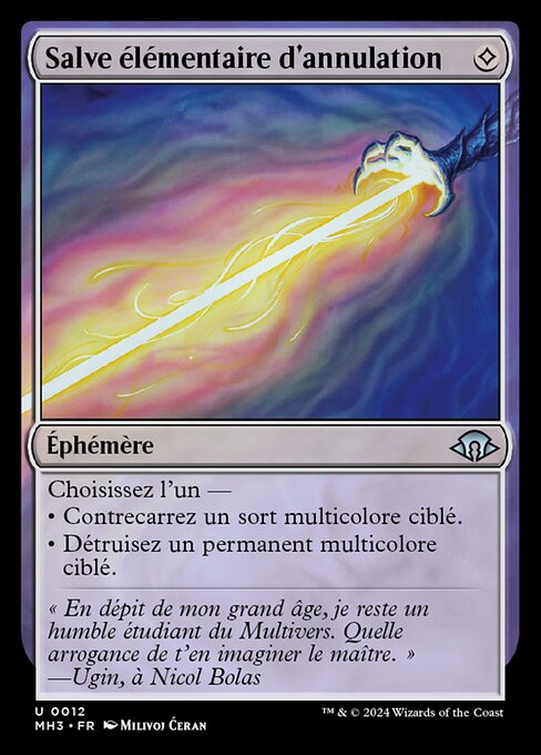 Salve élémentaire d'annulation [FR]