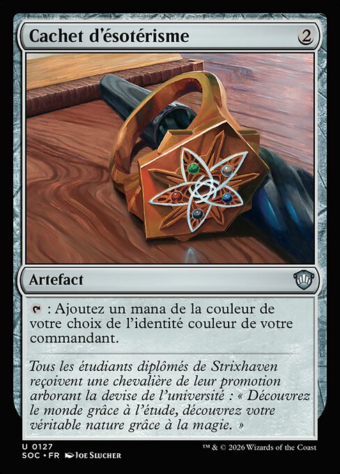 Cachet d'ésotérisme [FR]