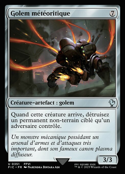 Golem météoritique [FR]