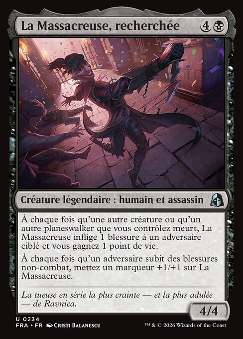 La Massacreuse, recherchée [FR]