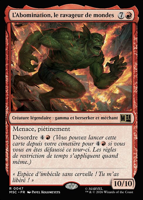 L'Abomination, le ravageur de mondes [FR]