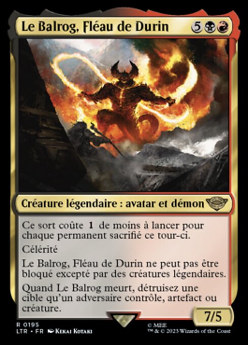 Le Balrog, Fléau de Durin [FR]