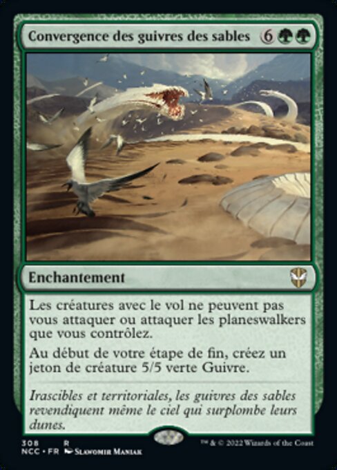 Convergence des guivres des sables [FR]