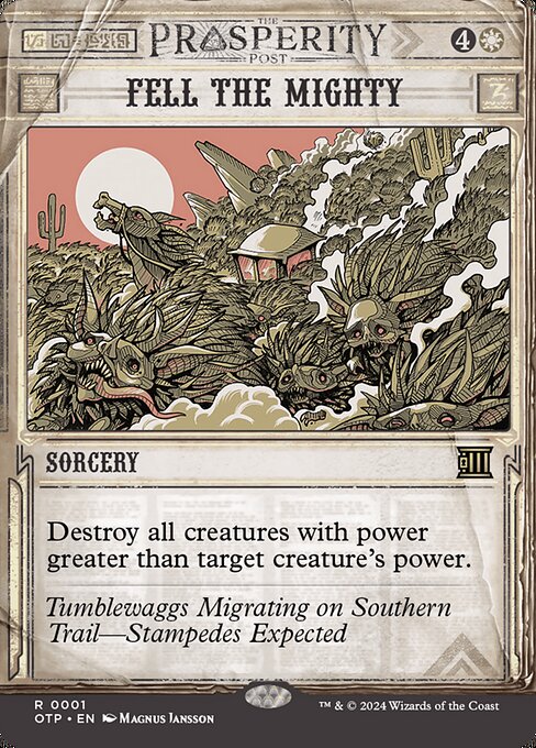 Fell the Mighty [EN] [FOIL]