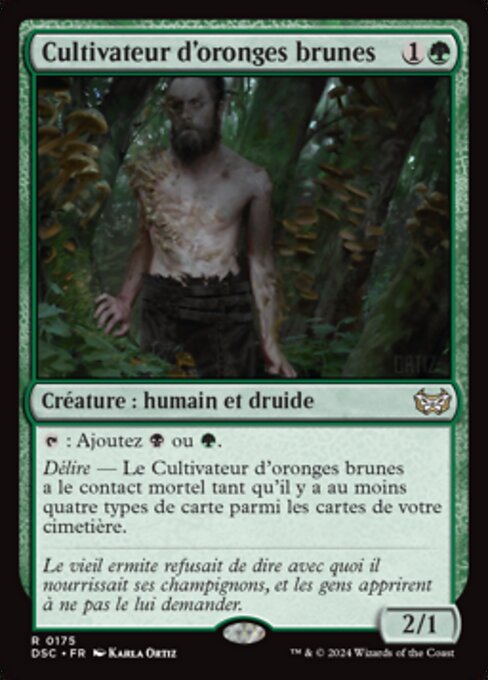 Cultivateur d'oronges brunes [FR]