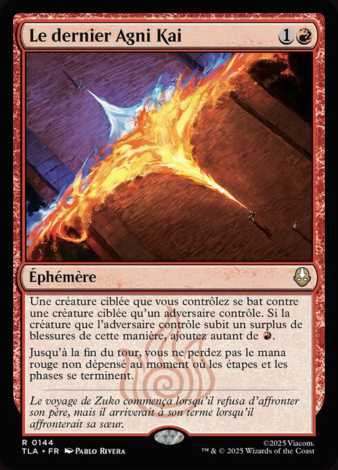 Le dernier Agni Kai [FR]