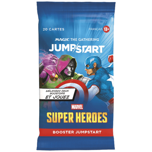 MTG - Booster Jumpstart : Marvel Super Heroes (Version Française) - PRECOMMANDE 26/06/2024