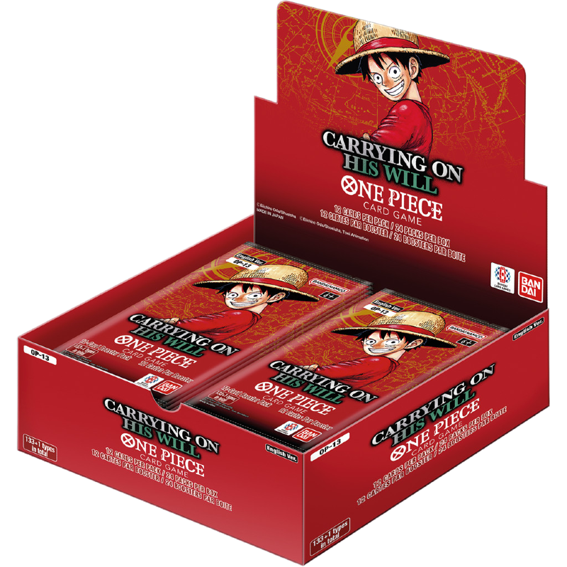 One Piece - Boîte de 24 Boosters OP13 : Carrying on his Will (Version Anglaise)