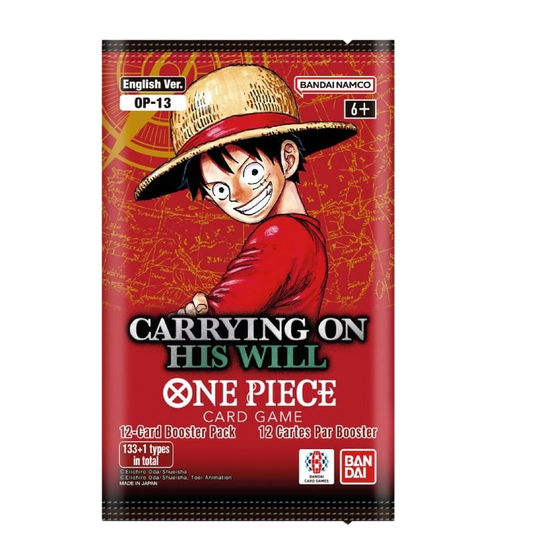One Piece - Booster OP13 : Carrying on his Will (Version Anglaise)